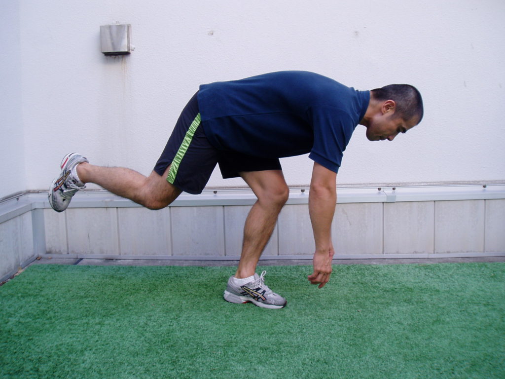 片脚スクワット