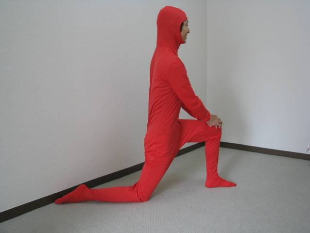 ヒップフレクサーストレッチ１